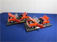 Pair of Mira 1964 1/2 1:18 Scale Mustang Die