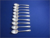 (9) Sterling Silver Spoons, 241g