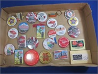 Pin Back Buttons, Most Coca-Cola