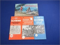 (4) Schwinn Bicycle Booklets