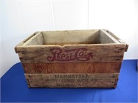 Pepsi Cola Wood Crate