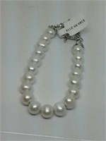 Silver 925 bracelet with pearls sugg ret $399