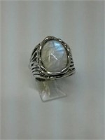 Ring with could be moonstone. Size 8