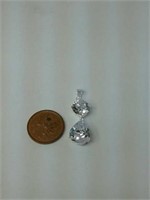 Silver 925 & cubic zirconia pendant sugg ret $109