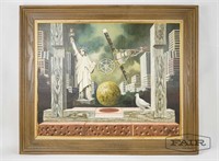 Vojislav Stamenic: American Icon Surreal Painting