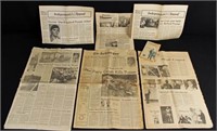 Group Buford Pusser Items Original Newspapers Etc.