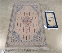 Two Handmade Persian Style Rugs 3' 2" X 5' 31/2" &