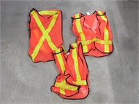(3) North Reflective Safety Vests