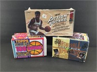 3 Full Boxes Basketball Cards -Topps, Donruss, etc
