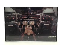 Large Boeing 767 Cockpit Photo Print