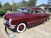 Partially restored 1950 Ford 2d custom w/flathead