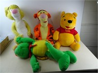 Oversized Winnie the Pooh Plush Toys and Franklin
