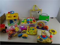 Large Lot of Toys in Tote
