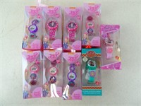 Set of 9 New Girls Watches