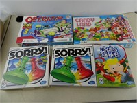 Lot of Five Board Games