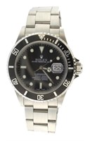Men's 16610 Oyster Date Submariner Rolex Watch