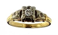 14kt Gold Antique Childs Ring