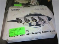 9 camera security system with monitor and DVR