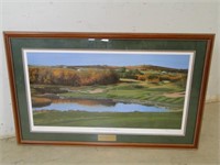 "Being Watched Over the Water" Framed Golf