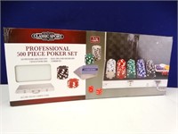 Professional 500 Piece Poker Set