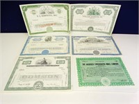Stock Certificates (6)