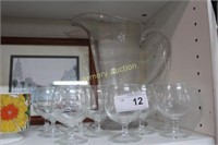 PITCHER AND GLASS SET