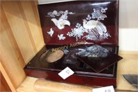 MOTHER OF PEARL INLAY ASIAN BOX