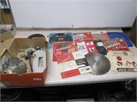 Lot of Saw Blades & Tools