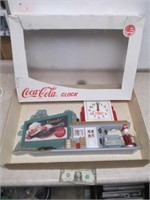 Coca-Cola Block in Box - Clock Is Attached To Box