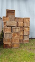50 WOODEN BOXES