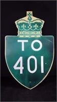 "TO 401" SIGN