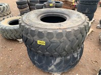 (2) 23.5R25 Loader Tires