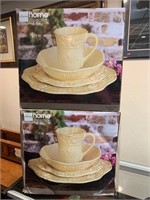 2 Jc Penny Home Collection Dinner Sets