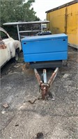 miller bobcat gas welder  with trailer and box