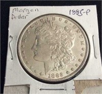 1885-P Morgan Head Dollar