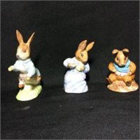 Beatrix Pottery Lot- Peter Rabbit 1948,