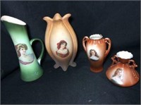 4 Maiden Vases