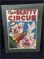 Clyde Beatty Circus Org. Poster by Globe