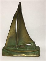 Bronze Sailboat Sculpture