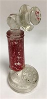 Glass Stick Telephant Candy Container