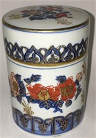 Gold Imari Hand Painted Porcelain Box