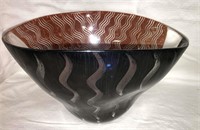 Hand Painted Glass Bowl