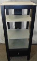 SAUDER FROSTED GLASS STAND