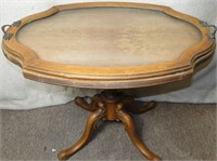 ANTIQUE IMPERIAL TRAY PEDASTAL TABLE