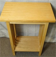 SMALL SLATTED WOOD STAND