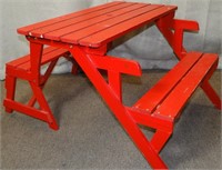 CONVERTIBLE KIDS PICNIC TABLE/BENCH