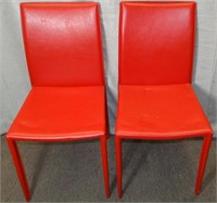 COMTEMPORARY RED CHAIRS