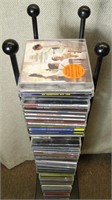 MUSIC CD'S WITH ORGANIZER STAND (STAND A)
