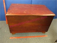large older storage box (blanket or toy chest)