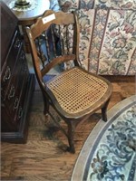 Cane Seated Side Chair
